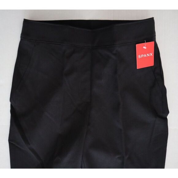 SPANX 20365R Women's Sz Small Classic Black Polished Ankle Slim Pants - Picture 5 of 9